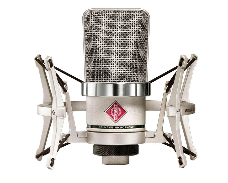 Neumann Tlm 102 Ni Studio Set - Mikrofon Pojemnosciowy, Wielkomembranowy Z Uchwytem Przeciwwstrzasowym, Nikiel