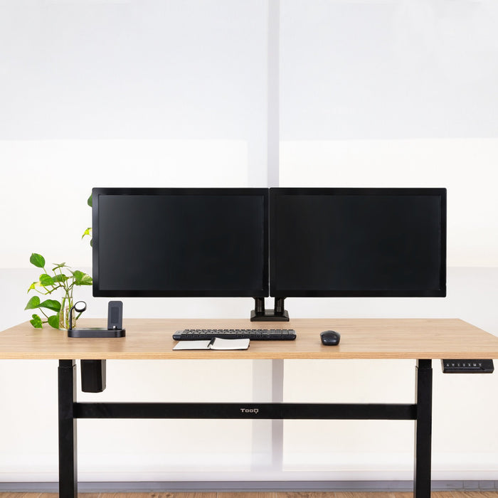 EAN 8433281015456 - TooQ DB1434TNR-B soporte para monitor 86,4 cm (34") Escritorio Negro imagen 5