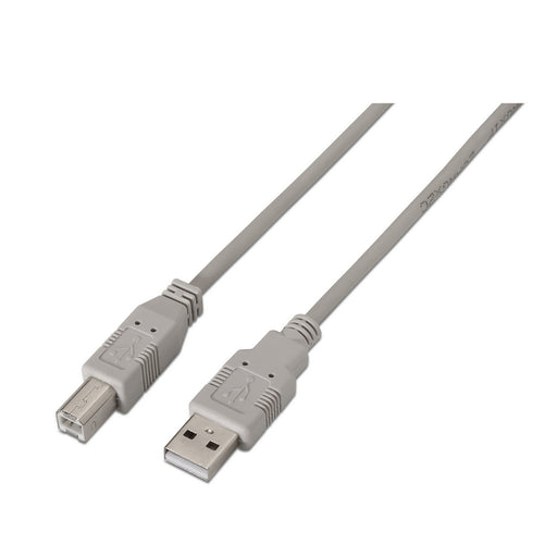 EAN 8436574700008 - AISENS A101-0001 cable USB USB 2.0 1 m USB A USB B Beige imagen 1