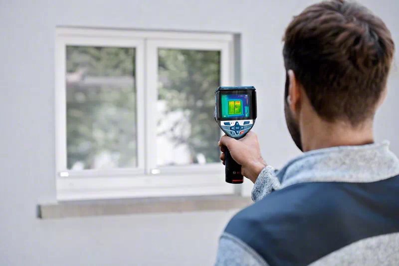 EAN 3165140975964 - Bosch GTC 600 C Noise equivalent temperature difference (NETD) IR Negro, Azul 256 x 192 Pixeles Pantalla  imagen 6