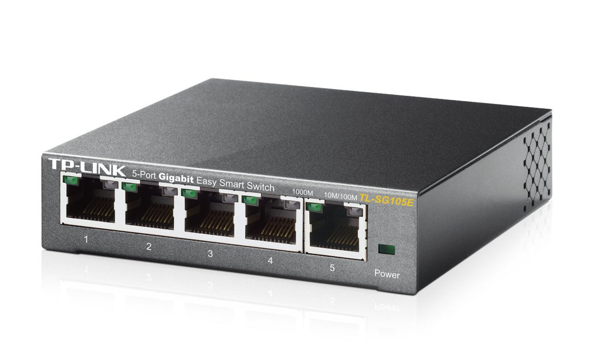 EAN 6935364022037 - TP-Link TL-SG105E Gestionado L2 Gigabit Ethernet (10/100/1000) Negro imagen 4
