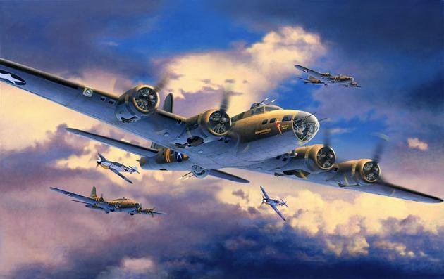 EAN 4009803042794 - Revell B-17F Memphis Belle Maqueta de avión de ala fija Kit de montaje 1:72 imagen 1