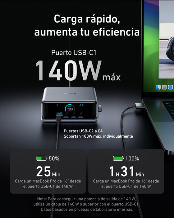 EAN 0194644040437 - Anker Prime GaN Universal Negro Carga rápida Interior imagen 4