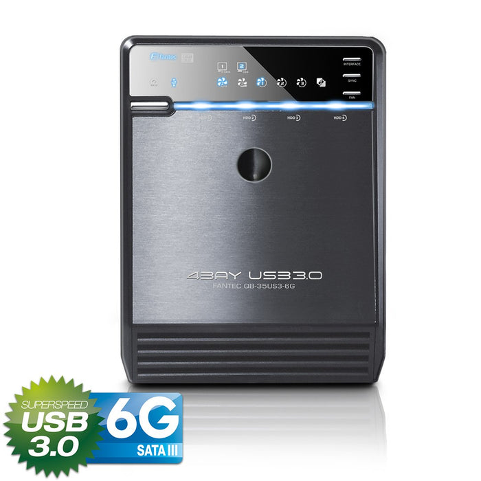 EAN 4250273416954 - Fantec QB-35US3-6G Caja de disco duro (HDD) Negro 3.5" imagen 4