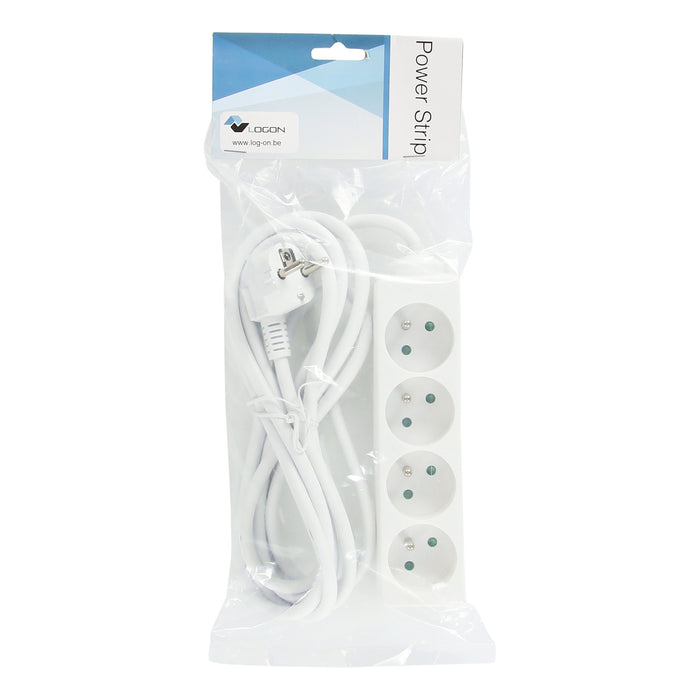 EAN 5420016806123 - LOGON LPS060 base múltiple 3 m 4 salidas AC Blanco imagen 2