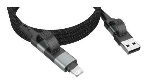 EAN 4013674213627 - Ansmann 1700-0188 cable USB 1,2 m USB A/USB C USB C/Lightning Negro, Plata imagen 9