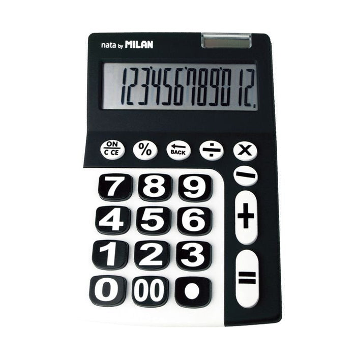 Calculadora Milan 150912kbl Negra Y Blanca