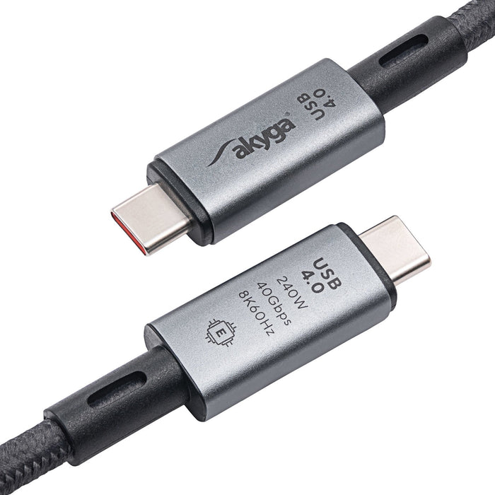 EAN 5901720137968 - Akyga AK-USB-45 cable USB USB4 Gen 3x2 1 m USB C Negro imagen 2