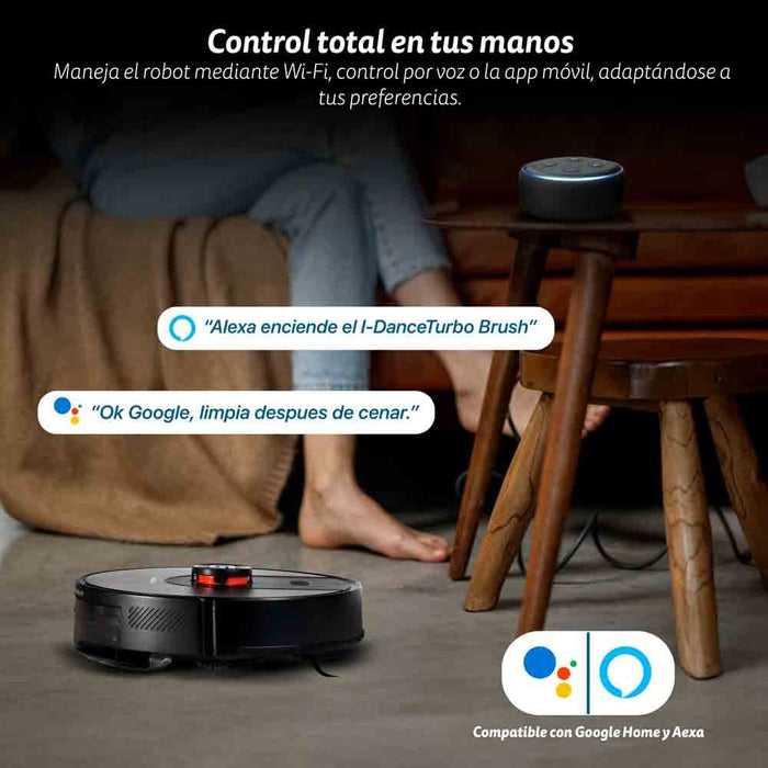 EAN 8426156018515 - Grunkel I-DANCERTURBOLASER aspiradora robotizada 0,25 L Negro imagen 3