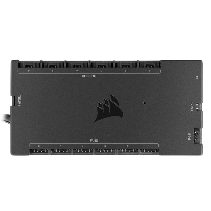 EAN 0840006629788 - Corsair iCUE Commander Core XT controlador de velocidad de ventilador 6 canales Negro imagen 3