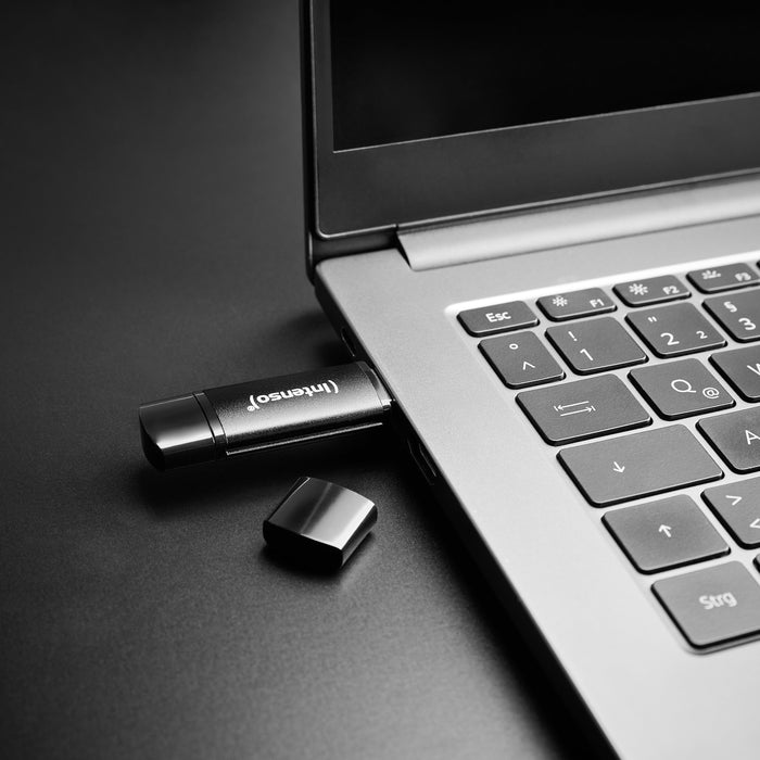 EAN 4034303037926 - Intenso 3544480 unidad flash USB 32 GB USB Type-A / USB Type-C 3.2 Gen 1 (3.1 Gen 1) Negro imagen 5