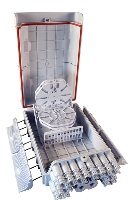 Efb Ftth Ip65 Anschlussbox Fr 48 Fasern,24 Kupplungen Und Faserberlngenaufnahme