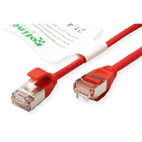 Roline Verde U Ftp Cable De Red Cat.6a (Class Ea), Lsoh, Slim, Rot, 0,3 M