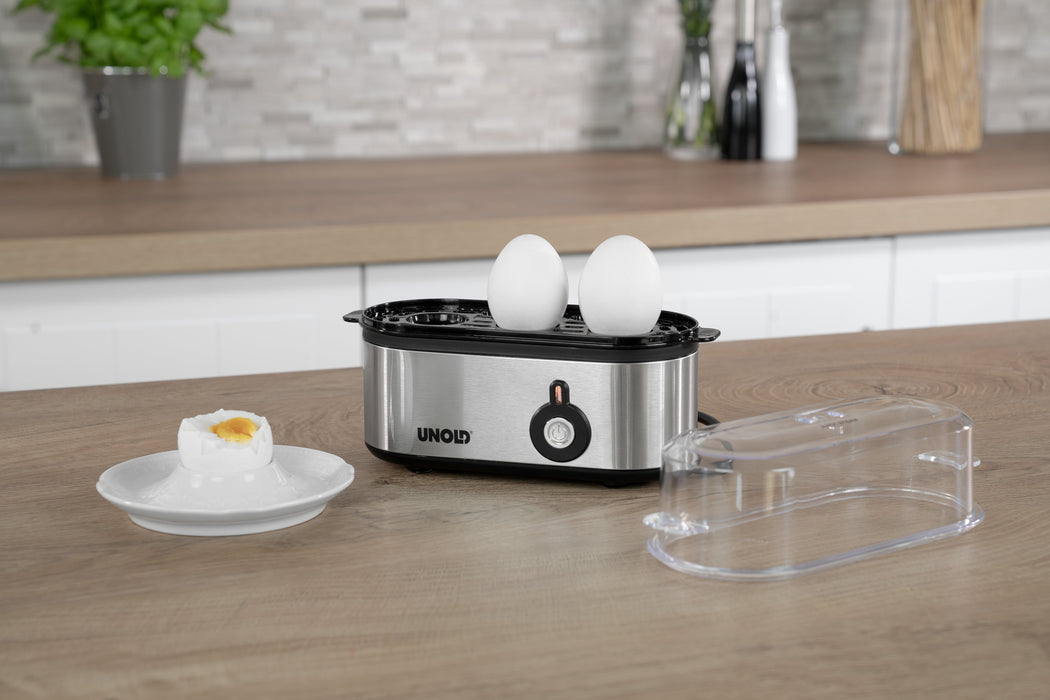 EAN 4011689386107 - Unold 38610 cuecehuevos 3 huevos 210 W Acero inoxidable imagen 4