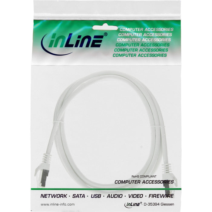Cable De Red Inline Sf/Utp Cat.5e Blanco 3m