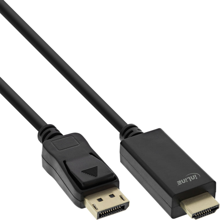 Cable Inline Displayport A Hdmi, 4k/60hz, Negro, 3m