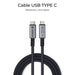 EAN 8436586743611 - SUBBLIM SUBCAB-C24010 cable USB USB4 Gen 3x2 USB C Negro imagen 4