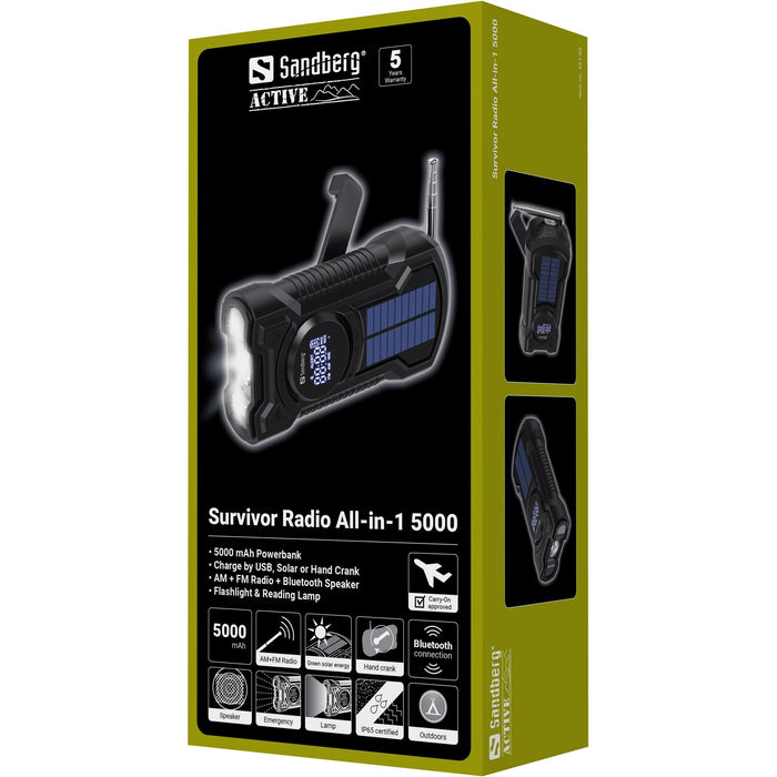 EAN 5705730421037 - Sandberg 421-03 radio Portátil Negro imagen 10