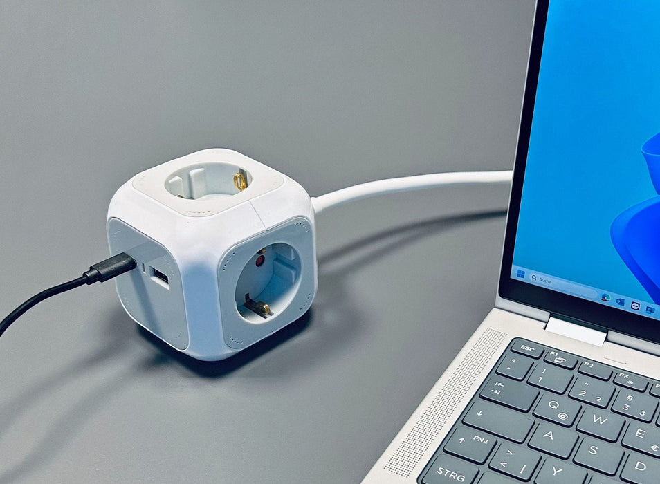 Brennenstuhl Cubo De Enchufes 4vías+Usb Pd20w A+C 1,4m