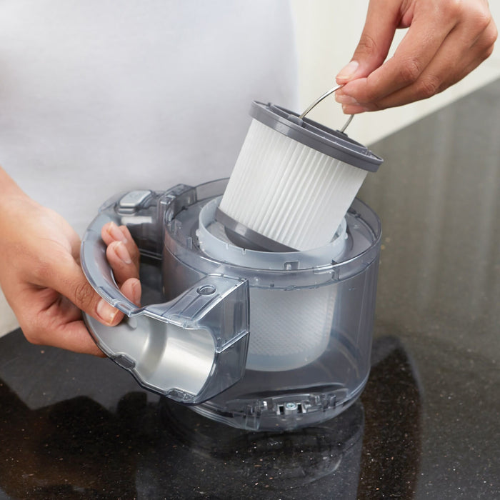 EAN 5035048458624 - Black & Decker PD1820L-QW aspiradora de mano Cromo Sin bolsa imagen 21