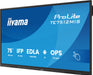 EAN 4948570125494 - iiyama TE7512MIS-B4AG pantalla de señalización Panel plano interactivo 190,5 cm (75") LCD Wifi 400 cd / m imagen 3
