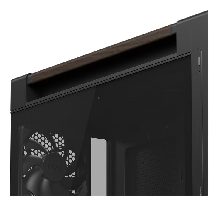 Caja  Pc Asus Geh Proart Pa602 Walnut Wood Tg Pwm Modern Negro