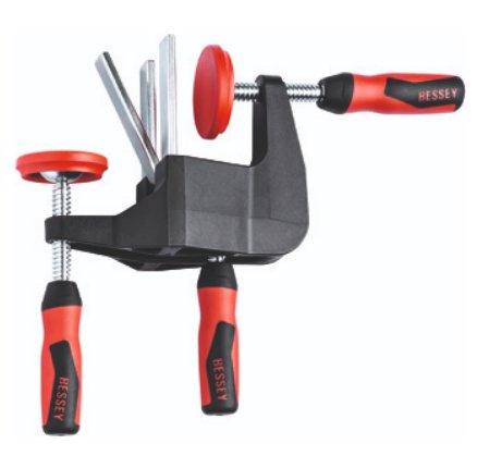 EAN 4008158040714 - BESSEY TFM-2K brida de fijación Tornillo de apriete para ajustar marcos de puertas imagen 1