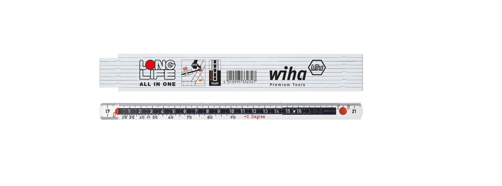 Wiha 410 2007 - Fiberglas - Poliamida - Blanco - Cm Mm