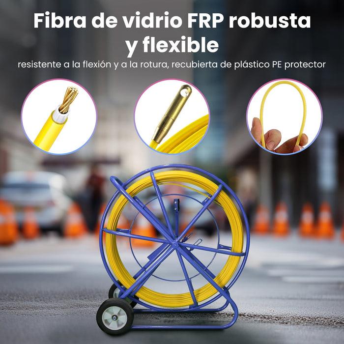 Extralink Ex.15982 Dispensador De Cable Azul, Amarillo
