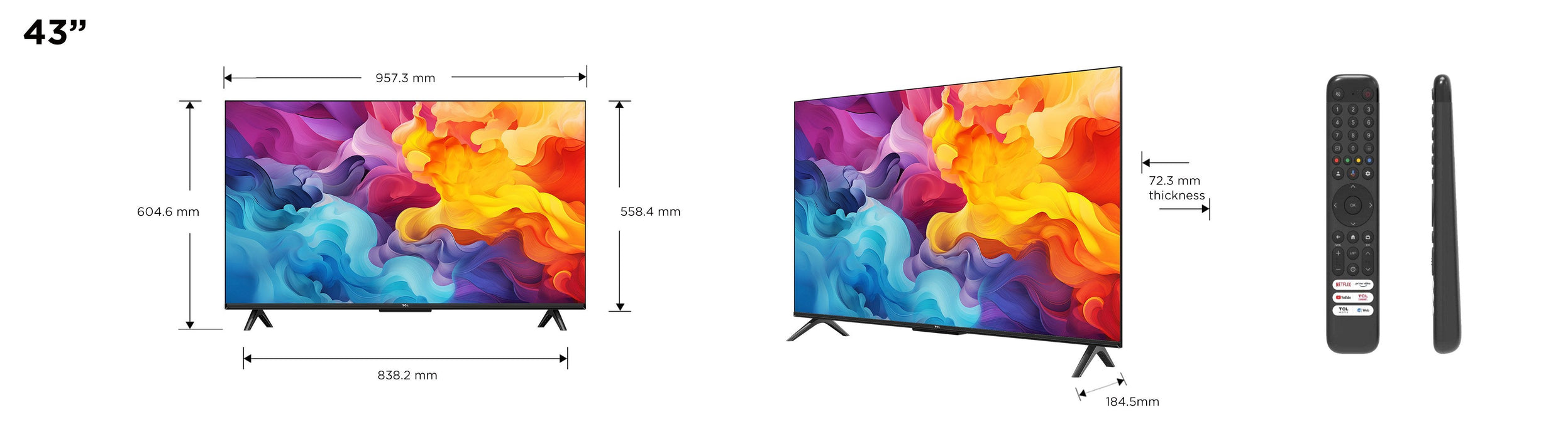 Tv Set Lcd 43" 4k/43p655 Tcl
