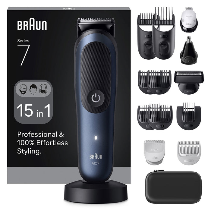 Braun Afeitadora 245043 / Series 7 All-In-One Aio7580 Negro, Azul