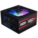 EAN 4712839557254 - Azza PSAZ-650W(ARGB) unidad de fuente de alimentación 20+4 pin ATX ATX Negro imagen 1