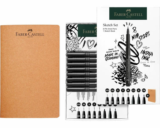 EAN 4005402671021 - Faber-Castell 267102 rotulador de punta fina Multi Negro 8 pieza(s) imagen 2