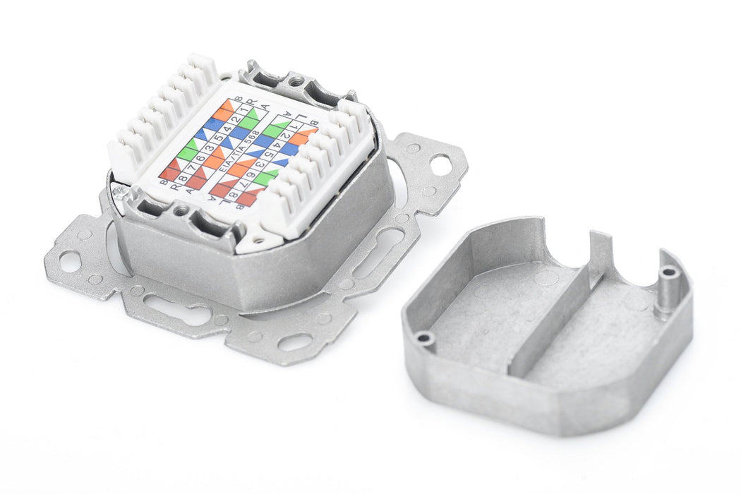EAN 4016032320197 - Digitus DN-9007-1 toma de corriente 2 x RJ-45 Blanco imagen 6