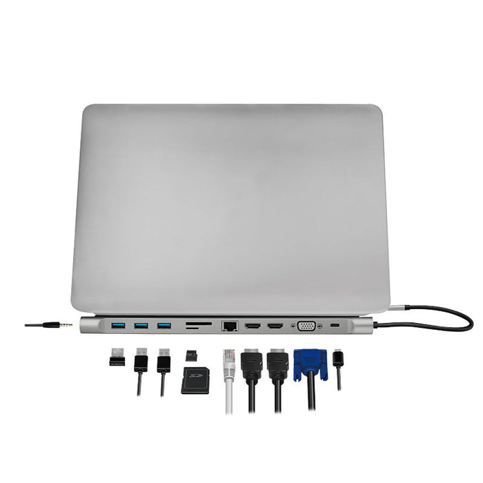 EAN 4052792062847 - LogiLink UA0373 base para portátil y replicador de puertos Alámbrico USB 3.2 Gen 1 (3.1 Gen 1) Type-C Alu imagen 6