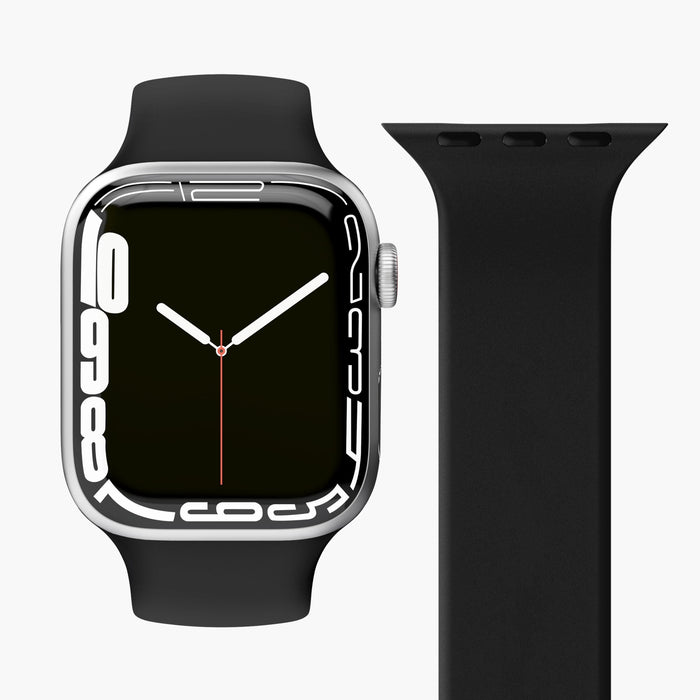 Vonmählen Watchstrap For Apple Solo Loop Funda 2 Band L Negro Negro (Aws00028)