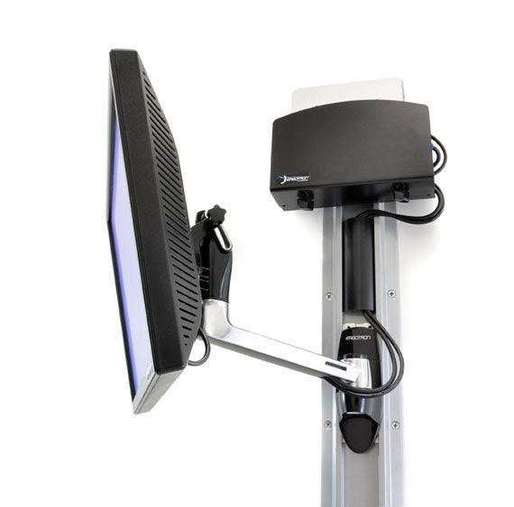 Ergotron Lx Hd Wall Mount Swing Arm Kit De Montaje (Brazo Oscilante) Para Tv Aluminio Tamaño De Pantalla: Up To 49" Se Puede Instalar En La Pared