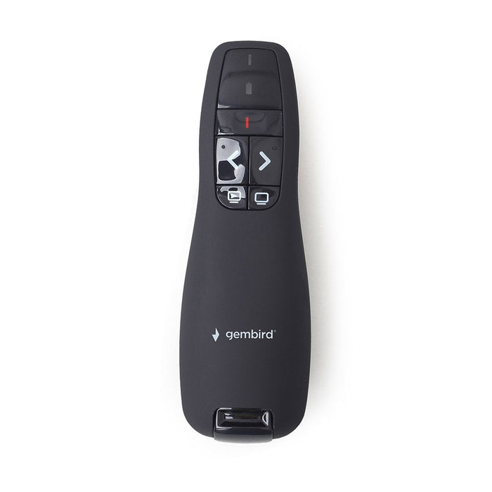 Gembird Presentador Inalámbrico Con Puntero Láser 660 Nm 10 M Negro