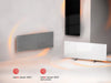 EAN 5903282319387 - AENO Infrarot Heizkörper Premium Eco Smart LED GH4S 700W BK retail Interior Calefactor eléctrico infrarro imagen 7