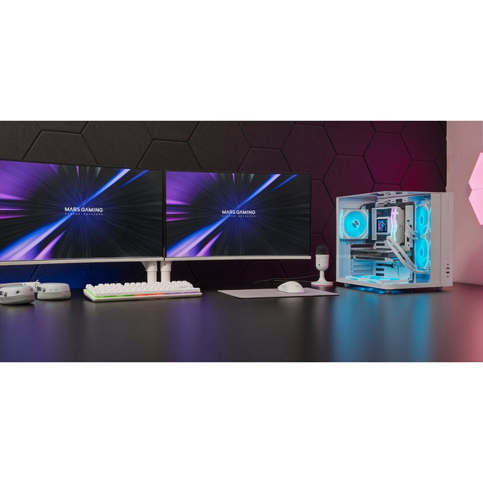 EAN 8435693113416 - Mars Gaming MC-INFINIOLITEW Midi Tower Blanco imagen 7