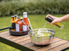 EAN 4008838391419 - WENKO Nevo dispensador de aceite/vinagre 0,1 L Botella Vidrio, Acero inoxidable Negro, Transparente imagen 2