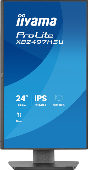 EAN 4948570125821 - iiyama ProLite XB2497HSU-B1 pantalla para PC 60,5 cm (23.8") 1920 x 1080 Pixeles Full HD LED Negro imagen 4