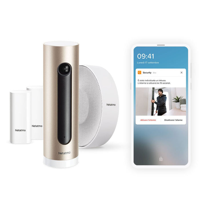 Cámara Netatmo Nbu-Iccs Con Sensores Y Kit De Sirena
