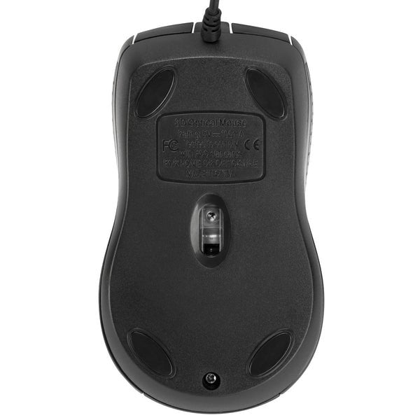 Raton Optico Targus Usb 1000dpi Antimicrobiano Negro