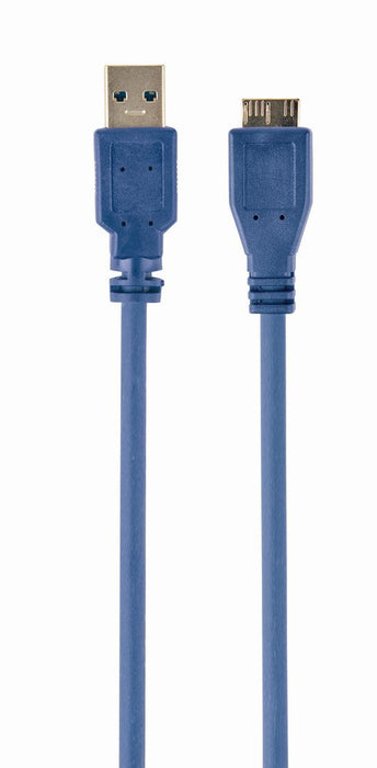 EAN 8716309068710 - Gembird USB 3.0, 3m cable USB USB 3.2 Gen 1 (3.1 Gen 1) USB A Micro-USB B Azul imagen 1
