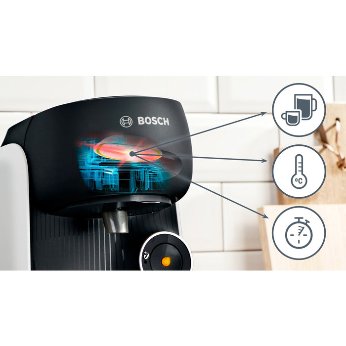 Cafetera  Bosch Tas164e Eléctrica Totalmente Automática Macchina Per Caffè A Capsule 0,7 L