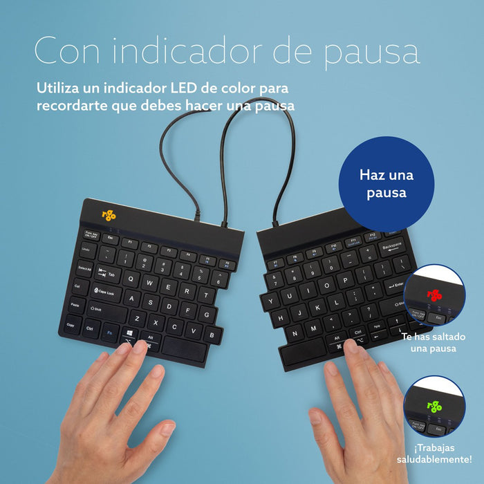 EAN 8719274490753 - R-Go Tools RGOSP-USWIBL teclado Oficina USB Inglés de EE. UU. imagen 10
