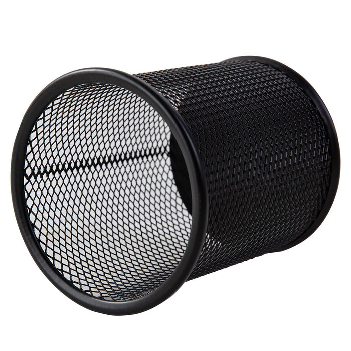 Deli Cubilete Metalico De Rejilla Negro