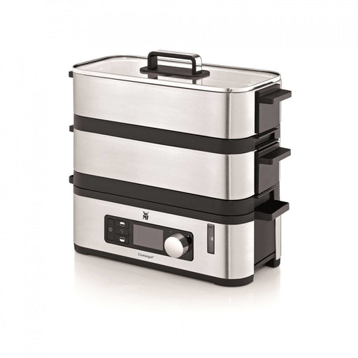 EAN 4211129119641 - WMF KITCHENminis 0415090011 vaporizador 2 cesta(s) Encimera 900 W Negro, Acero inoxidable imagen 1