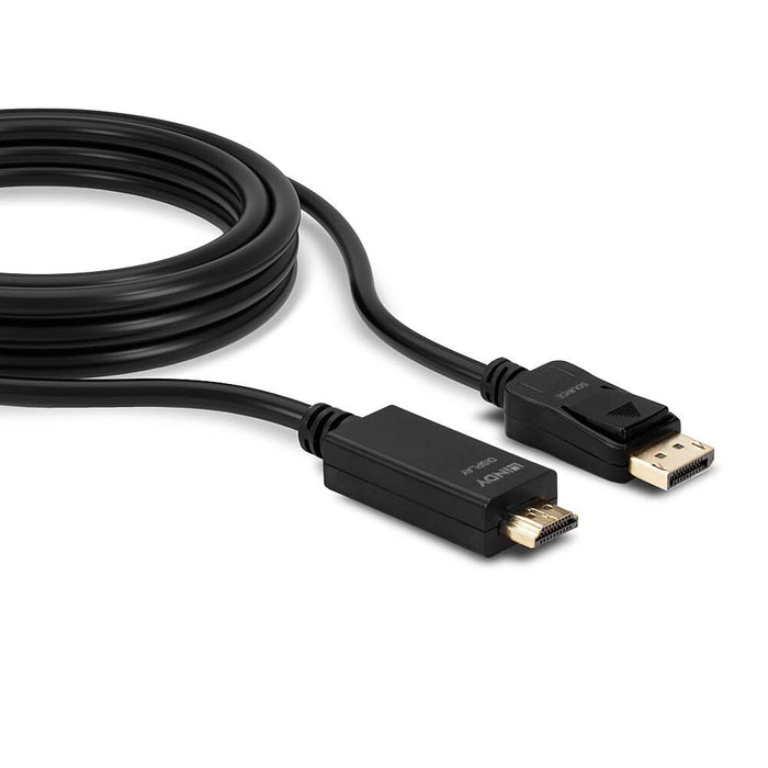 EAN 4002888369237 - Lindy 36923 adaptador de cable de vídeo 3 m DisplayPort HDMI tipo A (Estándar) Negro imagen 3